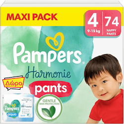 Pampers Nappy Nr. 4 pentru 9-15kgkg 74buc Pampers Nappy Nr. 4 pentru 9-15kgkg 74buc