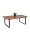 Rectangular Coffee Table Shaben Wooden Sonoma / Black L120xW60xH46cm.