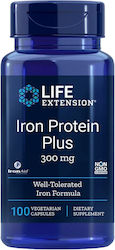 Life Extension Iron Protein Plus 300mg 100 κάψουλες Life Extension Iron Protein Plus 300mg 100 κάψουλες