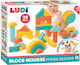 Ludi Activity Cube Foam Blocks made of Wood for 10++ Months