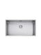 Fortinox Drawn Sub masă Chiuvetă Inox Periat L75xW44cm Argint