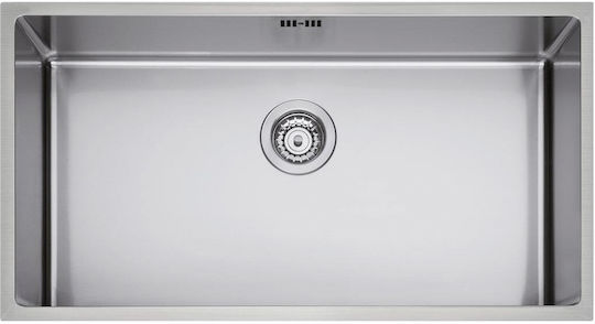 Fortinox Drawn AS-4290 Undermount Sink Inox Brushed W75xD44cm Silver