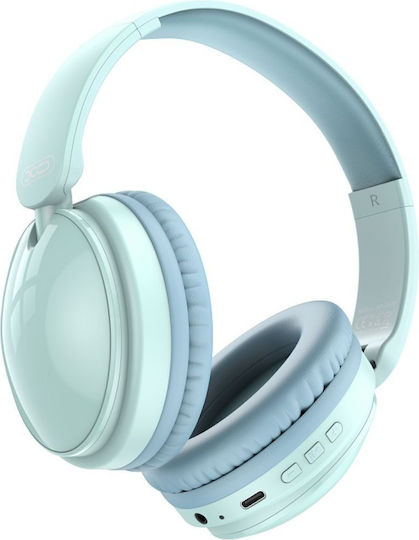XO BE36 Ασύρματα Bluetooth Over Ear Ακουστικά Γαλάζια
