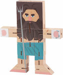 Luna Wooden Construction Toy Ελληνική Μυθολογία Neptune for 5+ years