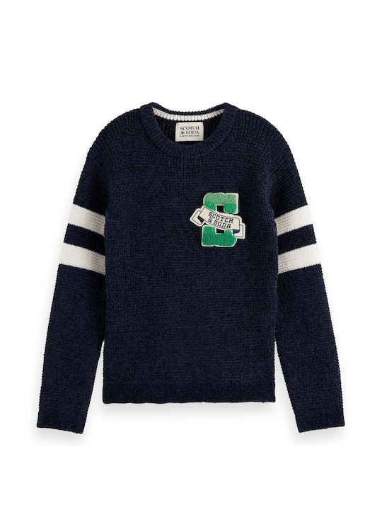 Scotch & Soda Kinderpullover Langarm Marineblau