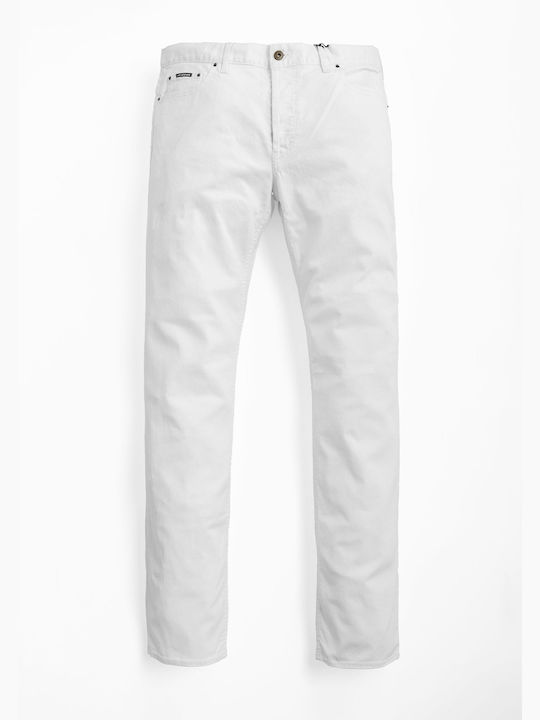 Moschino Pantaloni de Bărbați din Jean White