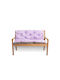 Setgarden Garden Bench Cushion Purple 50x160cm.