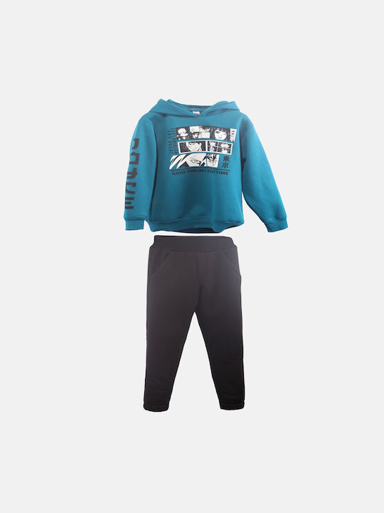 Joyce Kinder Sweatpants Set - Jogginganzug Petrol 2Stück