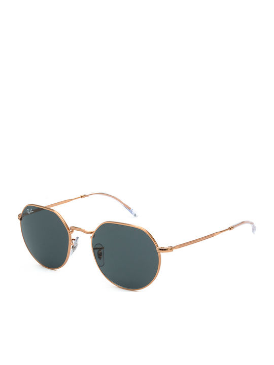 Ray Ban Jack Unisex Γυαλιά Ηλίου με Ροζ Χρυσό Μ...