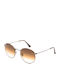 Ray Ban Sonnenbrillen mit Gray Rahmen und Braun Verlaufsfarbe Linse RB3447N 004/51