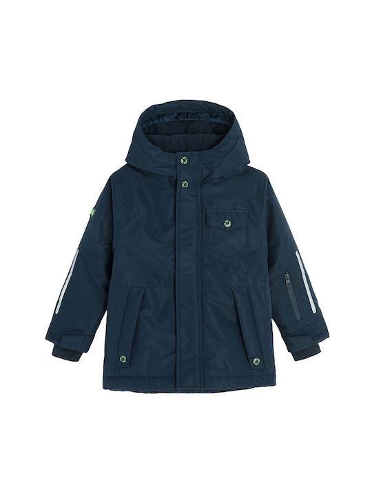 Cool Club Kids Casual Jacket with Lining & Hood Blue