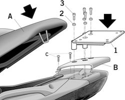 Shad Suporturi de caz pentru Gilera Nexus pentru Yamaha SR (Site de comerț electronic)