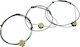 LiebeQueen Christening Charm Bracelet Blue 50pcs