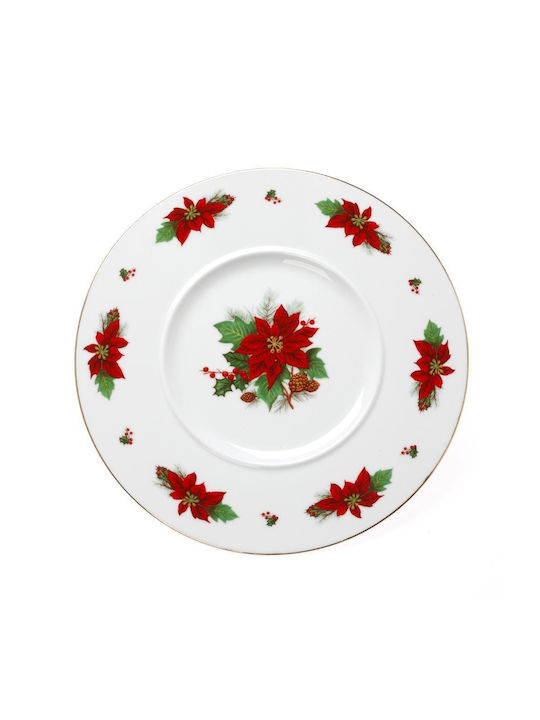 Cryspo Trio Christmas Platter Porcelain Multicolored