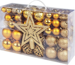 Set of 101 Gold Plastic Balls Set of 101 Gold Plastic Balls