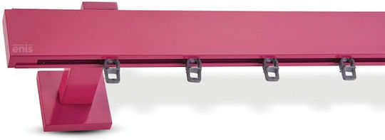 Enis by Domus Stopfen Einweg Vorhangschiene Fuchsia 300εκ.