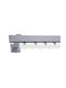 Enis by Domus Stopfen Zwei-Wege Vorhangschiene in Gray Farbe 160εκ.