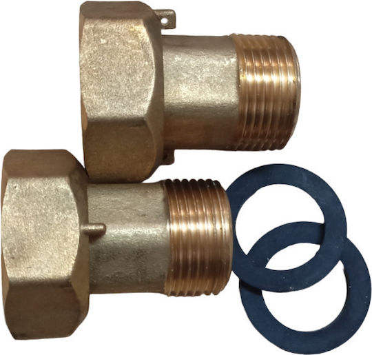 Cosmarco Ρακόρ Σύνδεσης Σωλήνα Messing 1" 298111301