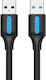 Vention USB 3.0 Kabel USB-A-Stecker - USB-B-Stecker / USB-A-Stecker Schwarz 3m CONBI