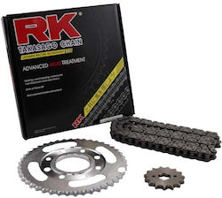 RK Kit lanț și pinion 120l pentru Honda GTR 150