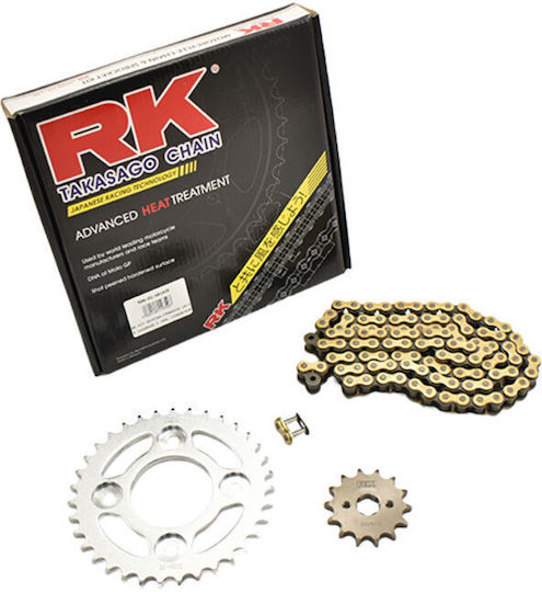 RK Σετ Γρανάζια Αλυσίδα 104l για Honda ANF 125 Innova