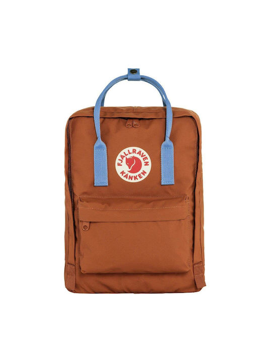 Fjallraven Kanken Υφασμάτινο Σακίδιο Πλάτης Αδιάβροχο Πορτοκαλί