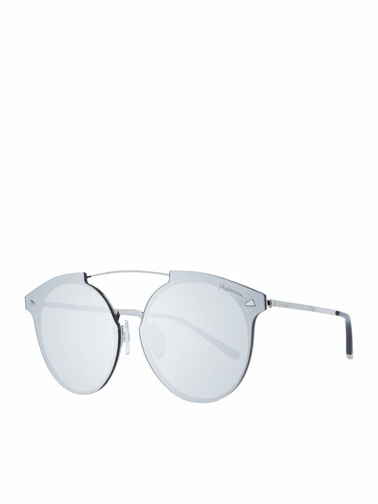Ana Hickmann Women's Sunglasses with Gray Frame and Silver Mirror Lens HI3060 6803