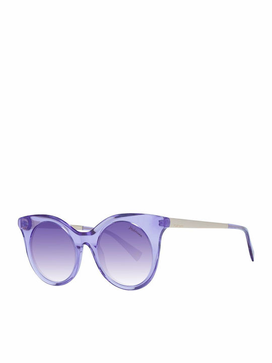 Ana Hickmann Women's Sunglasses with Purple Frame and Purple Gradient Lens HI9063 T01