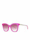 Ana Hickmann Women's Sunglasses with Pink Frame and Purple Gradient Lens HI9064 T03