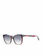 Ana Hickmann Women's Sunglasses with Brown Tartaruga Plastic Frame and Gray Gradient Lens HI9157 G22