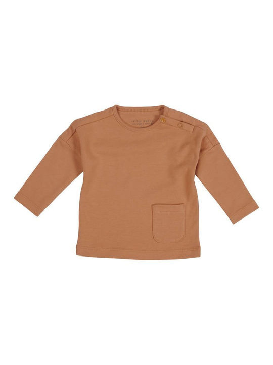 Little Dutch Kids Blouse Long Sleeve Tabac Brown