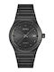 Boss Candor Γυναικείο Ρολόι 41mm Χρονογράφος Αυτόματο με Μαύρο Μεταλλικό Μπρασελέ