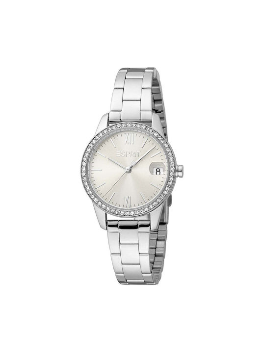 Esprit Watch Automatic with Silver Metal Bracelet