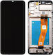 Οθόνη με Μηχανισμό Αφής για Galaxy A02s (Μαύρο)