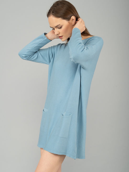 E-shopping Avenue Mini Kleid Blue