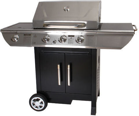 Somagic Baltimore Gasgrill Mit 3 Grills Und Seitenbrenner 43x43cm