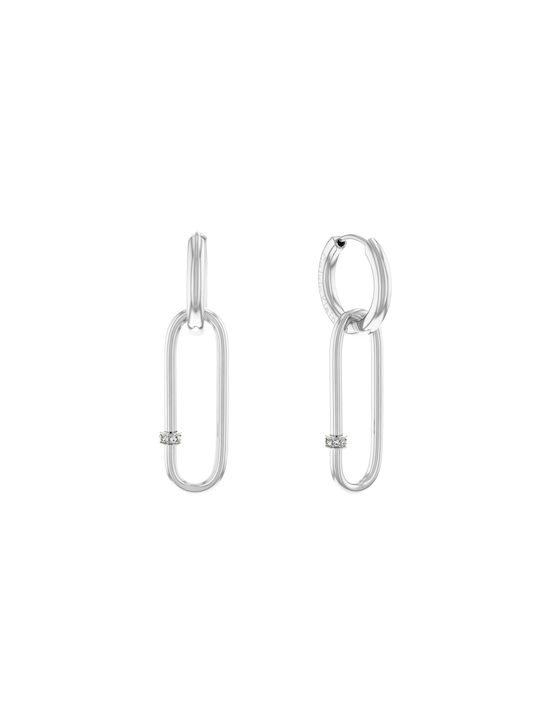 Calvin Klein Earrings Hoops made of Silver