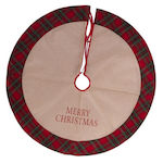 BigBuy Christmas Tree Apron Red