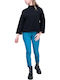Women's Fabric Trousers Petrol
