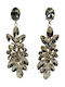 Tatu Moyo Earrings made of Steel Gold Plated with Stones