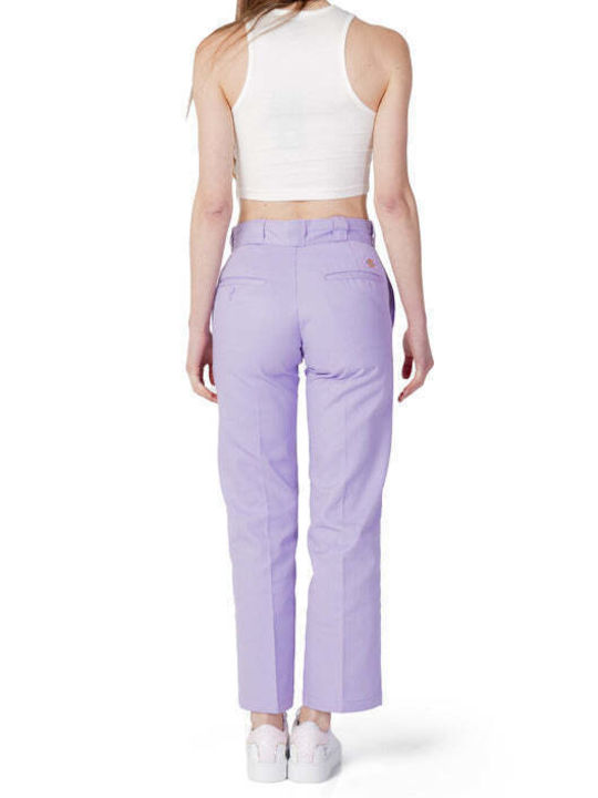 Dickies Women's Cotton Trousers Purple