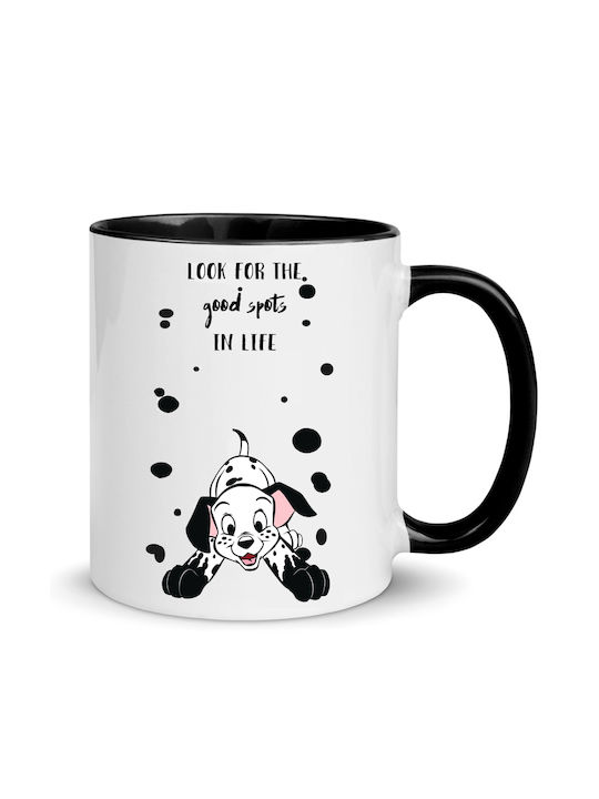 Dalmatians Cană Ceramică Albă 330ml 1buc