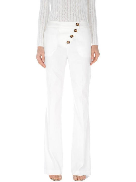 Anna Rita N Women's Fabric Trousers ECROU E19A106