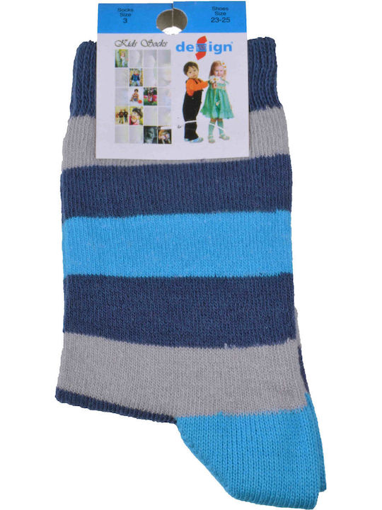 Design Socks Kinderstrümpfe Blau