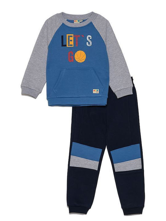 Ako Kids Sweatpants Set Blue 2pcs