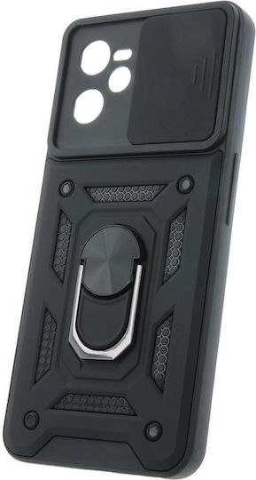 Defender Back Cover Σιλικόνης Μαύρο (Realme C35)