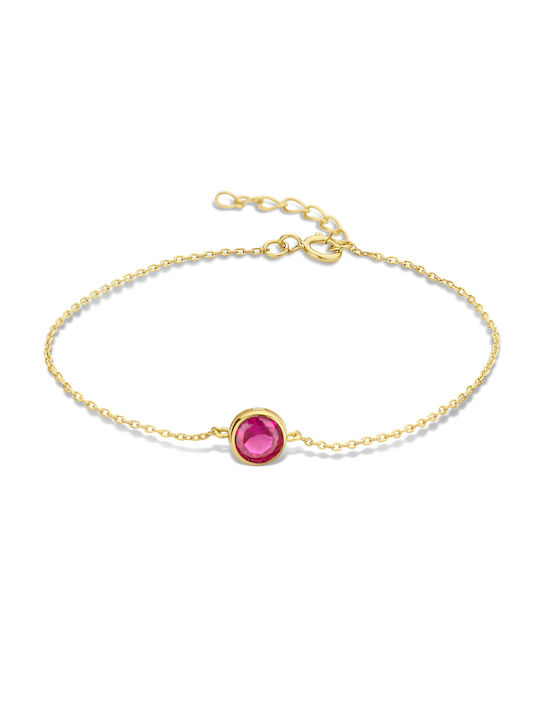 Violet Hamden Bracelet made of Silver Gold Plated