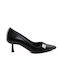 Hondronasios Leder Pumps Schwarz