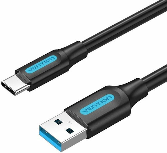 Vention USB 3.0 Cable USB-C Male - USB-A 60W Black 2m