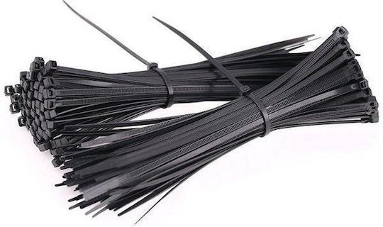 EL-Tech Plastic Cable Tie 250mmx3.6mm In Black Colour 1Pc 133-292503051